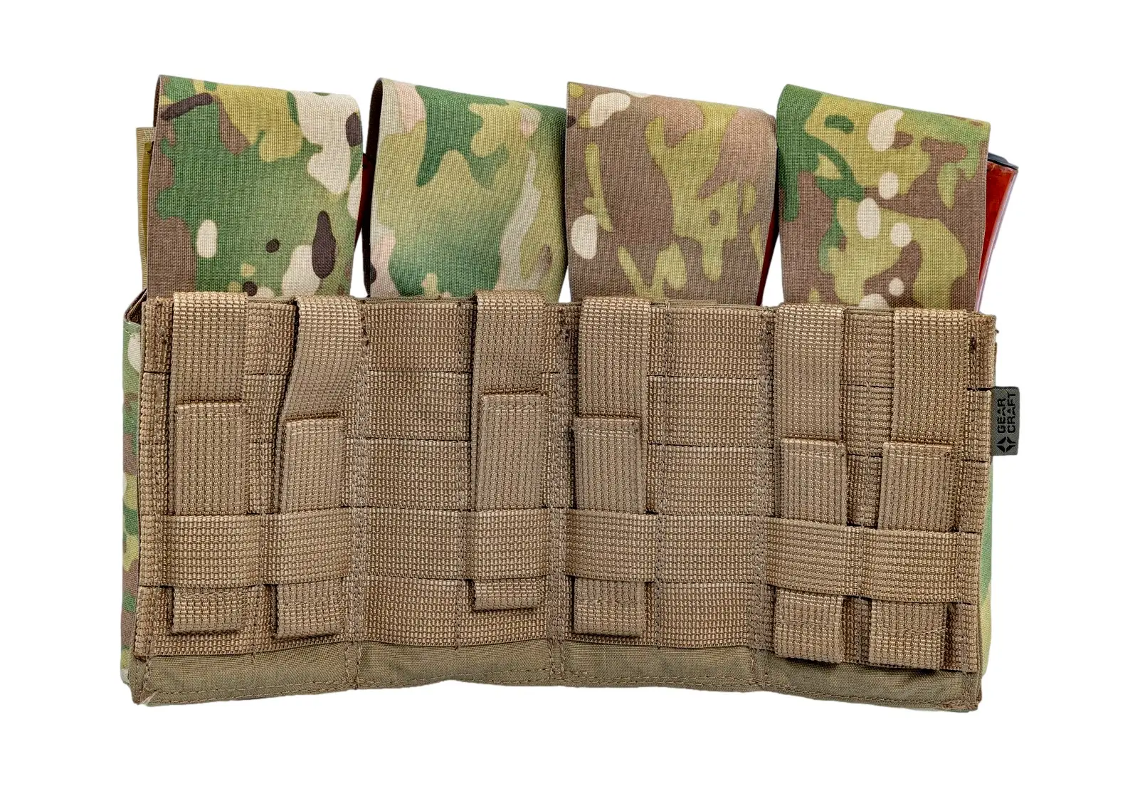 Preorder: Russian Gear Craft AK Quad Mag Pouch - Rigid Silent Flap Closure - Image 2