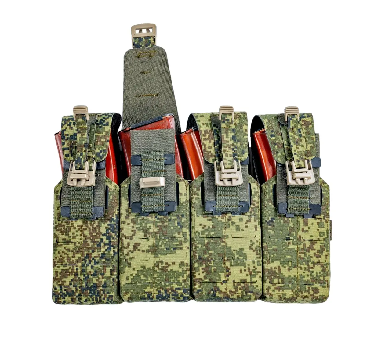 Preorder: Russian Gear Craft AK Quad Mag Pouch - Rigid Silent Flap Closure - Image 3