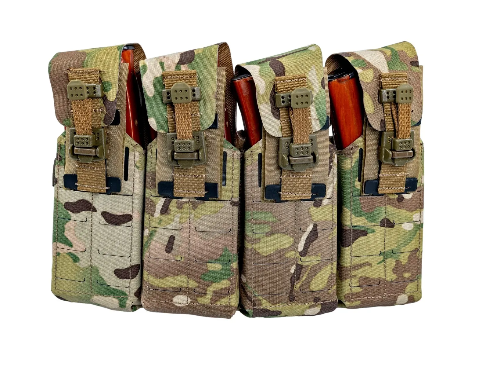 Preorder: Russian Gear Craft AK Quad Mag Pouch - Rigid Silent Flap Closure - Image 6