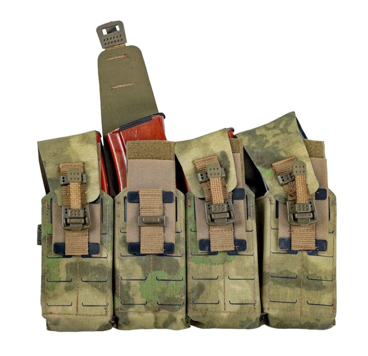 Preorder: Russian Gear Craft AK Quad Mag Pouch - Rigid Silent Flap Closure - Image 7