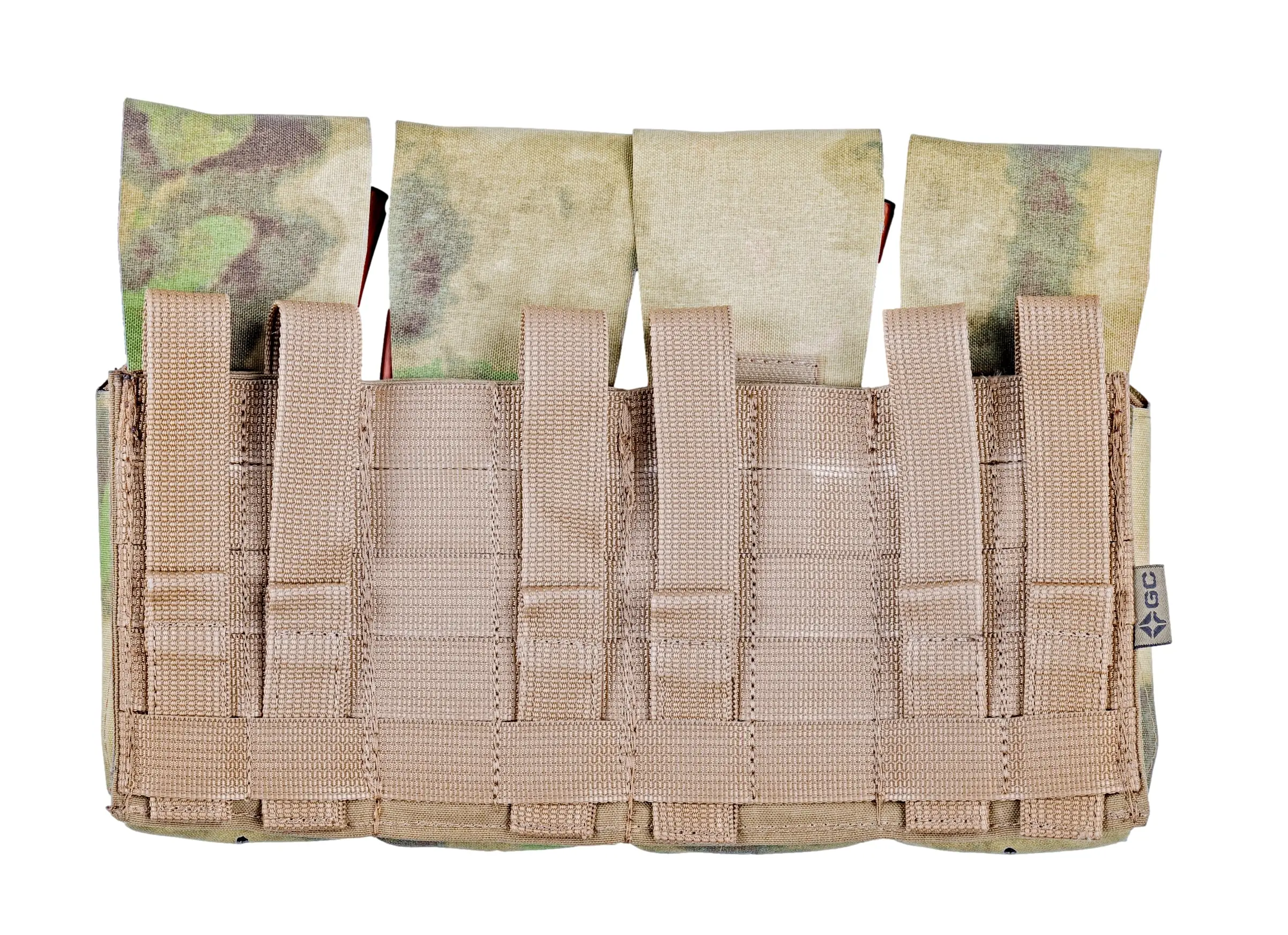 Preorder: Russian Gear Craft Rigid Assault Rifle Quad Mag Pouch - Velcro Flap MOLLE - Image 3