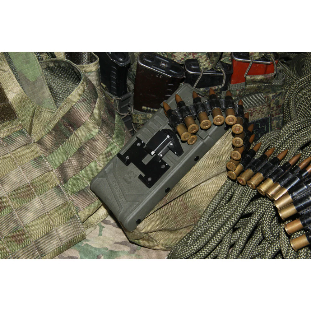 Preorder: Russian Stich Profi Tactical Soft Ammo Pouch 100-Round MOLLE Carrier for PKM Pecheneg Machine Gun - Image 10