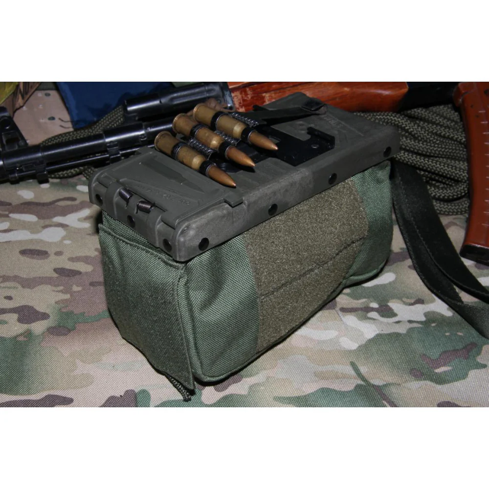 Preorder: Russian Stich Profi Tactical Soft Ammo Pouch 100-Round MOLLE Carrier for PKM Pecheneg Machine Gun - Image 14