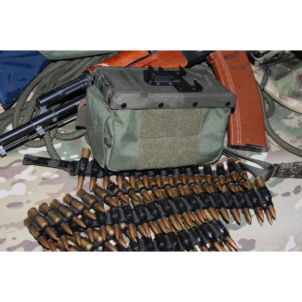 Preorder: Russian Stich Profi Tactical Soft Ammo Pouch 100-Round MOLLE Carrier for PKM Pecheneg Machine Gun - Image 6