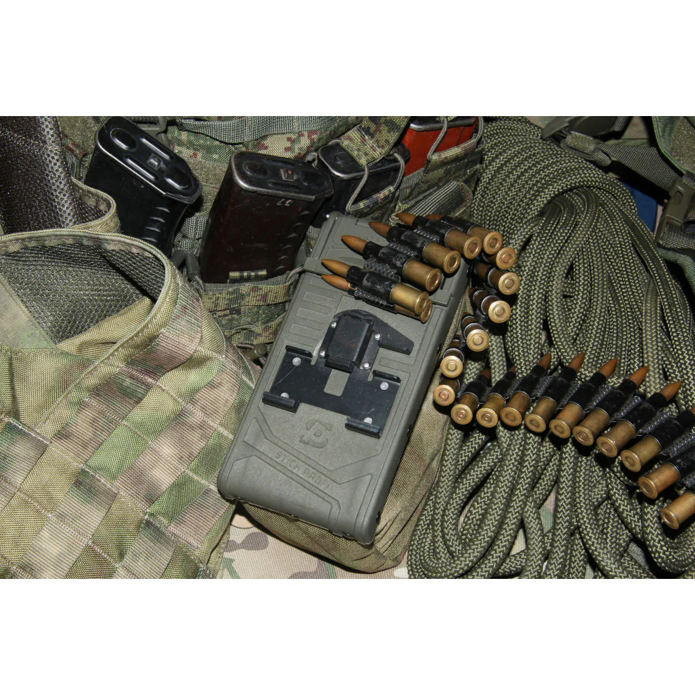 Preorder: Russian Stich Profi Tactical Soft Ammo Pouch 100-Round MOLLE Carrier for PKM Pecheneg Machine Gun - Image 9