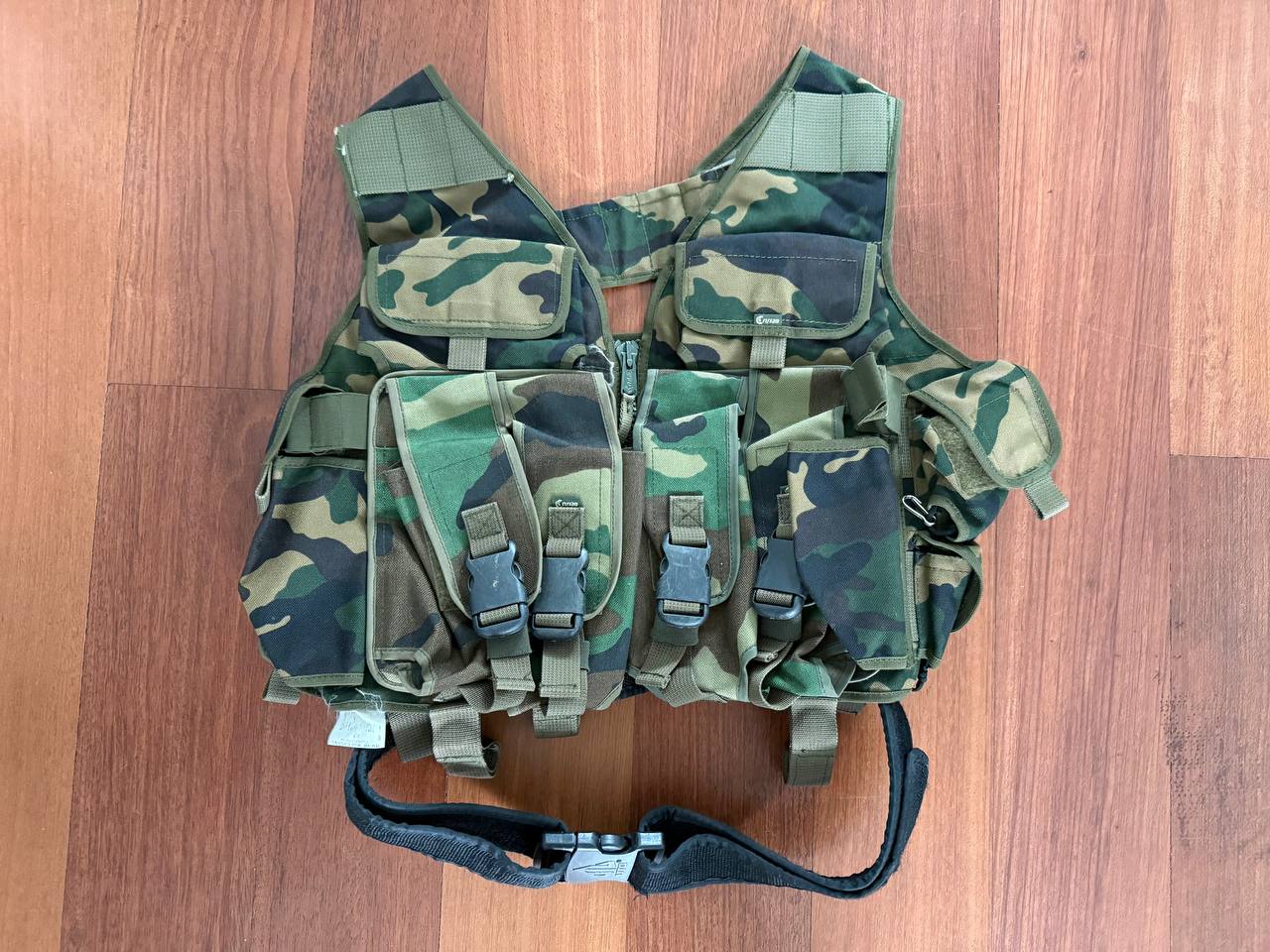 Russian Splav Les Tactical Vest - Woodland Camo