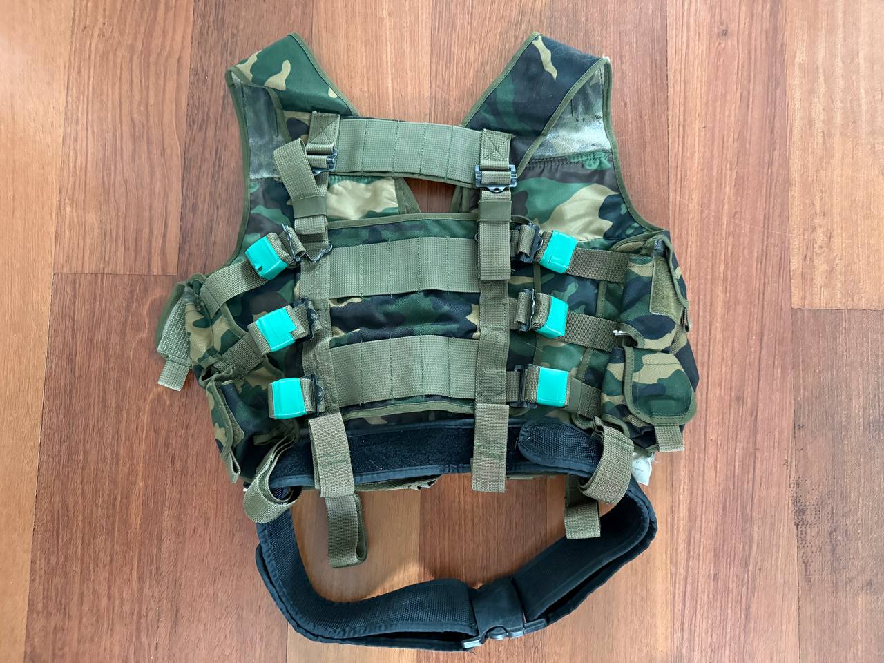 Russian Splav Les Tactical Vest - Woodland Camo - Image 3