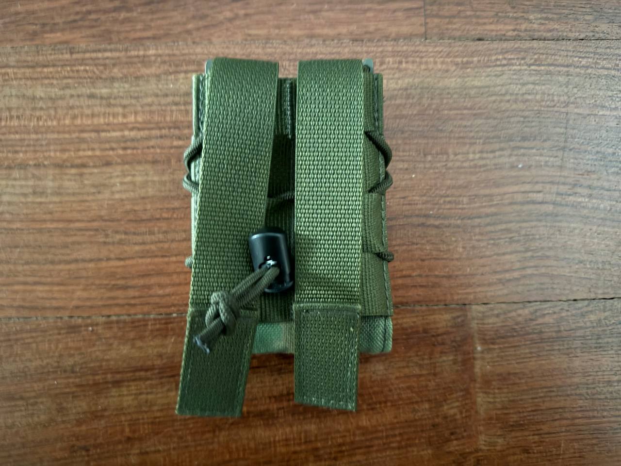 Russian Wartech Open Top AK Mag Taco Pouch - Atacs-FG/Moss Camo - Image 2