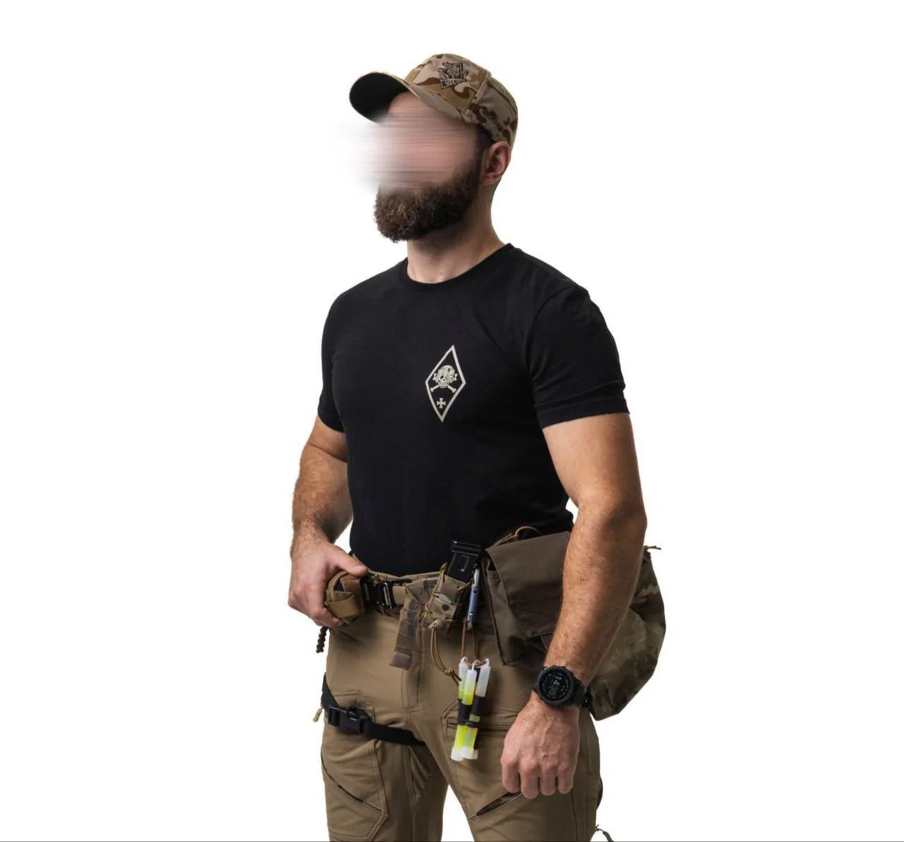 Russian ROTA Tactical Skull Design T-Shirt – SIZE XL - Image 2