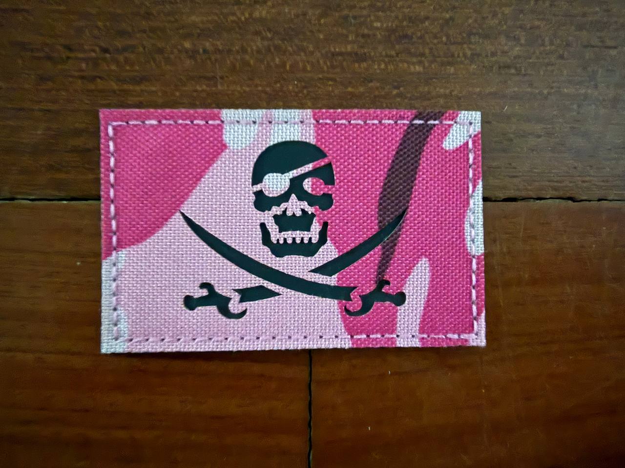 Russian "Jolly Roger" Pink Camo - Military Patch