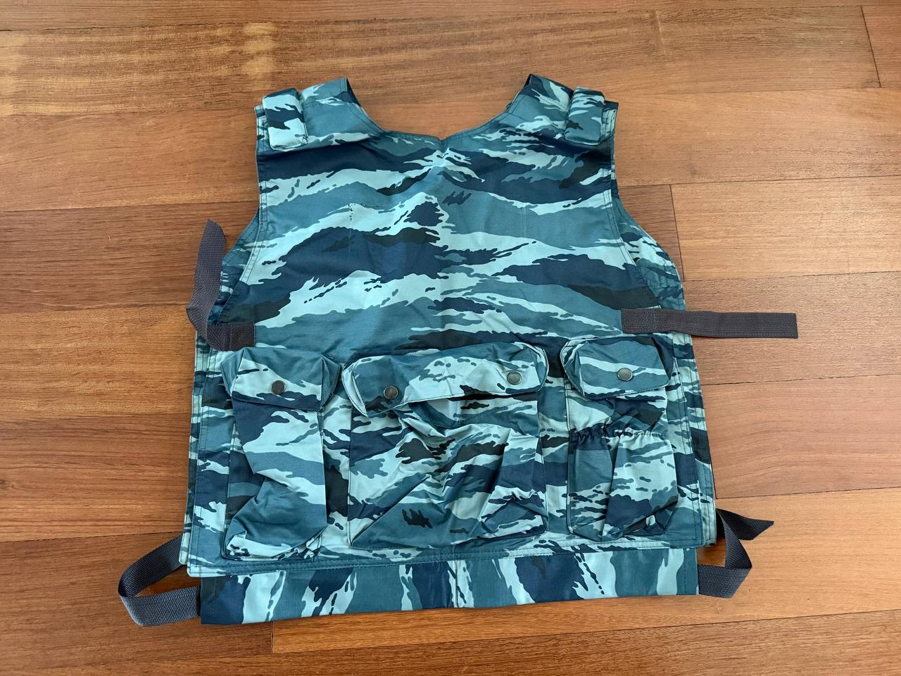 Russian ANA V-V-1 OMON Tactical Vest Blue Kamysh - Image 2
