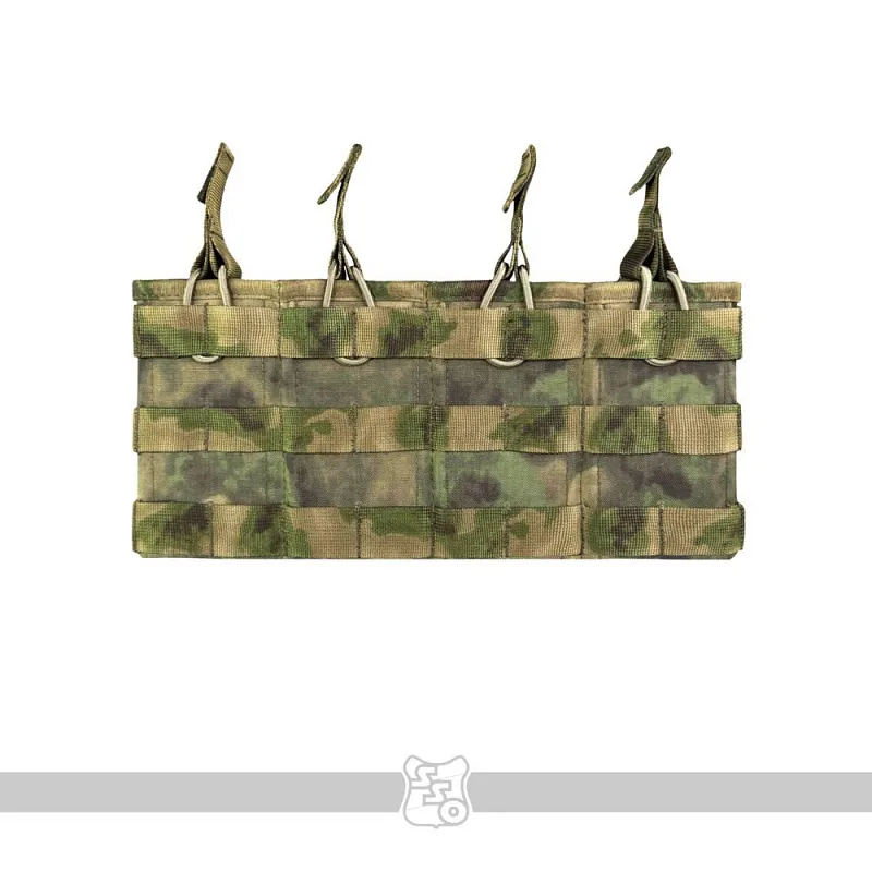 Russian SSO Quad AKM Magazine Pouch - Open Top - ATACS/Moss Camo