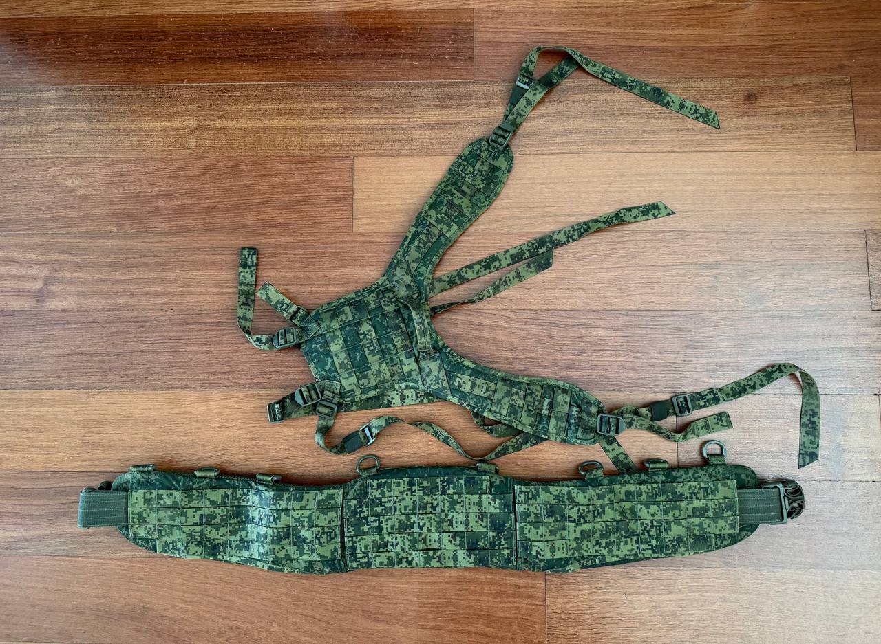Russian SSO - "Voin" Belt & "Meduza" Suspenders Set – EMR - Size 44-48