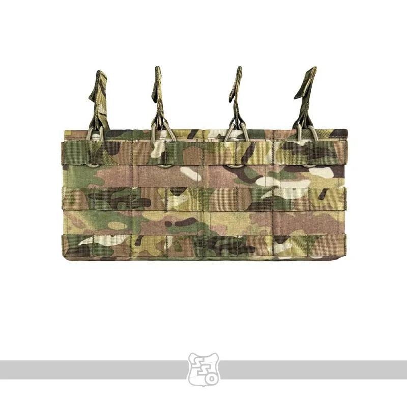 Russian SSO Quad AKM Magazine Pouch - Open Top - Multicam