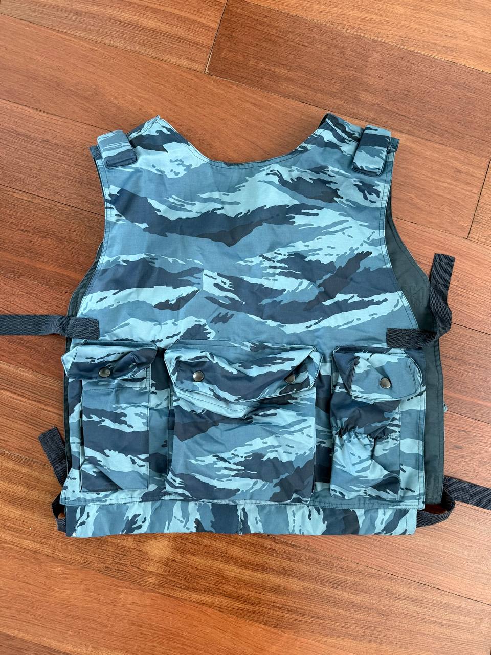 Russian OMON Tactical Vest Blue Tiger (Kamysh) Camo - Image 2